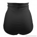 Ulanda Womens Girls Bikini Bottom Retro High Waisted Swimwear Bottoms Shirred Ruched Swim Short Tankinis Black B07MZ2KP4M